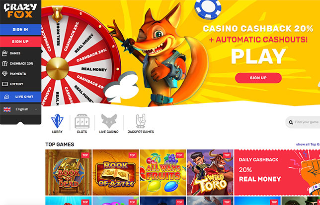The fox is spinning the lucky wheel!