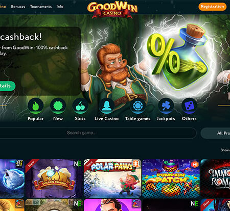 GoodWin Casino invites New Players with Cashback & Free Spins