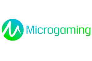 Microgaming's coloured logo
