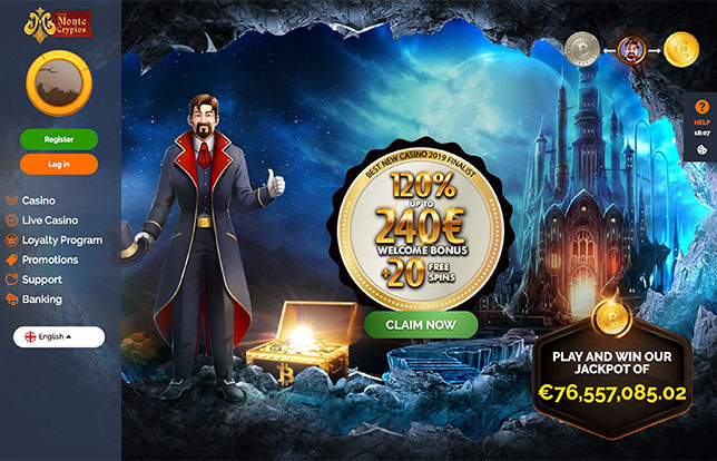 You'll enjoy the journey at new Monte Crypto Casino