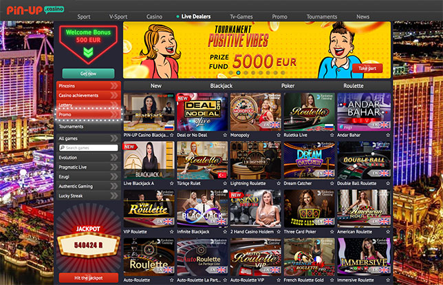 Pin-up Live Casino