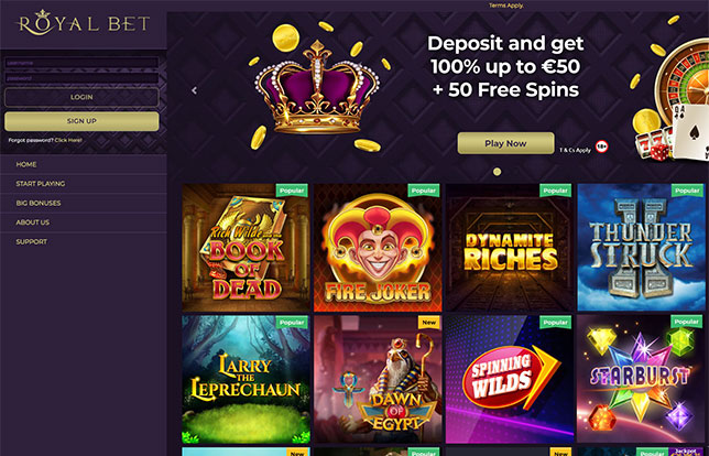Get Started With Royal Bet Today!
