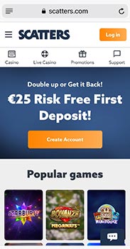 Grab a €25 risk free bonus. Double or get it back.